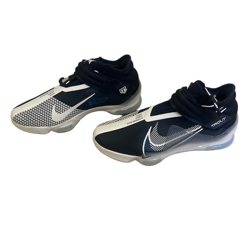 Nike Force Zoom Mike Trout 7 Baseball Cleats Blue White Size 10.5 NWOT - Picture 3 of 5